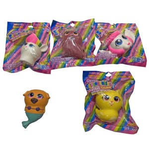 96-854 ΑΝΤΙΣΤΡΕΣ SQUISHY ΣΕ ΠΟΛΥΧΡΩΜΗ ΣΥΣΚΕΥΑΣΙΑ ~15x10cm χονδρική, Παιχνίδια χονδρική